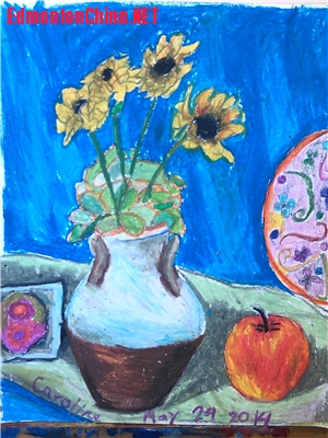 Caroline's oil pastel